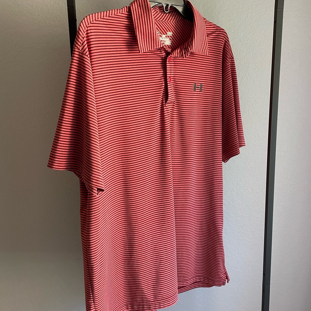 Under Armour Striped Polo